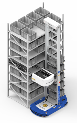 库宝箱式仓储机器人